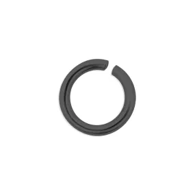 100 Pack Stainless Steel Black Open Jump Rings / ENC0024