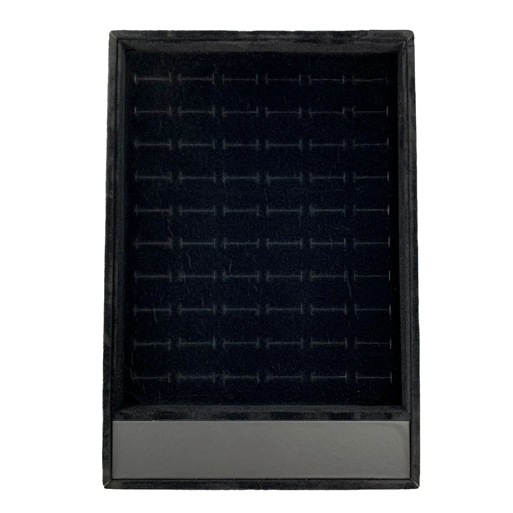 60 Slotted Black Ring Display Tray / DSP0001