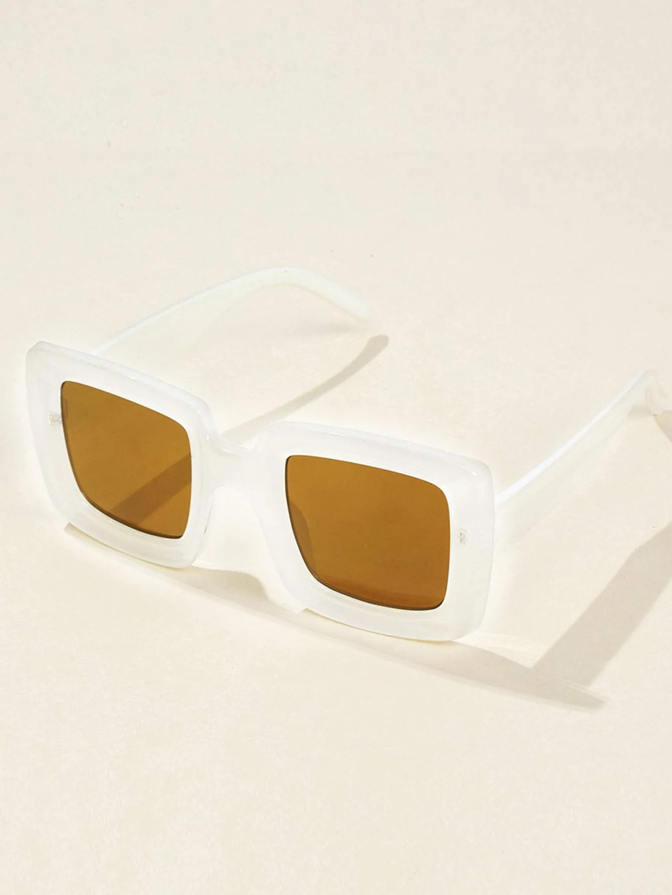 A Fashionista's Stunning Square Sunglasses