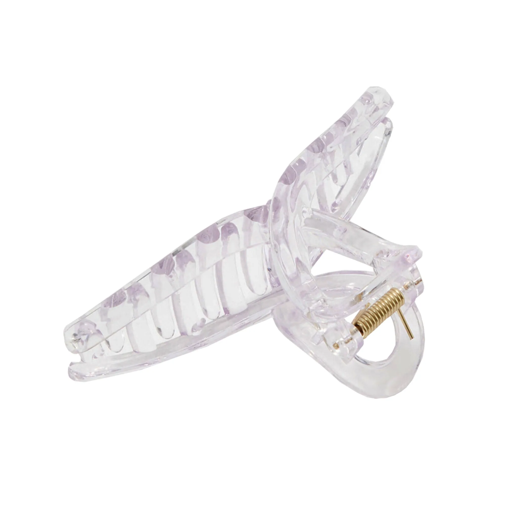 Accessorize London Women's White Twisted Resin Claw Clip