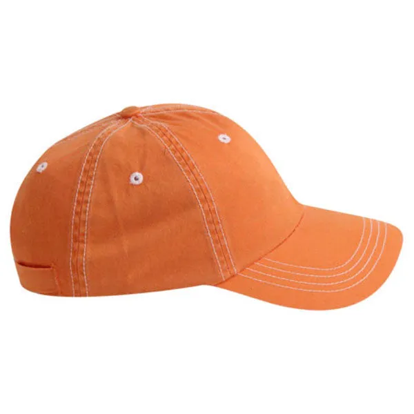 AHEAD Orange/White Pigment Dyed Contrast Mesh Cap