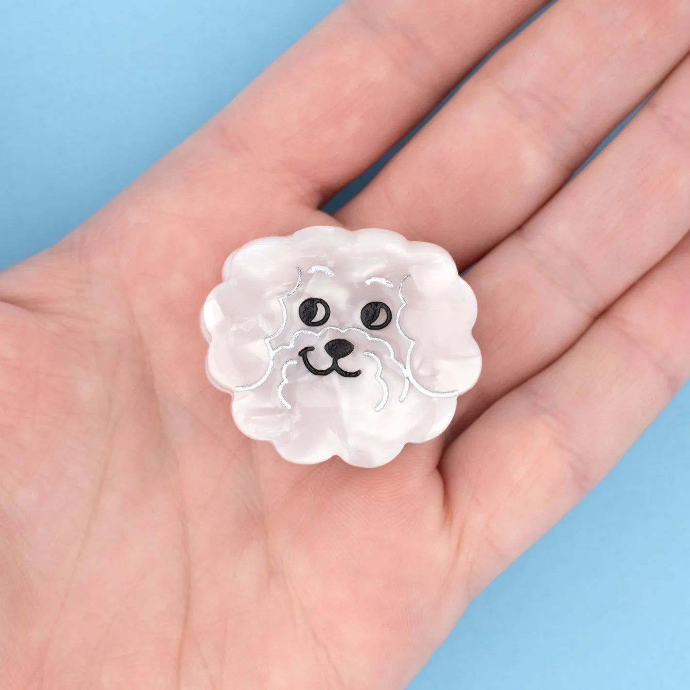 BICHON MINI HAIR CLAW