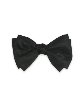 Black With Stripes Bow Tie