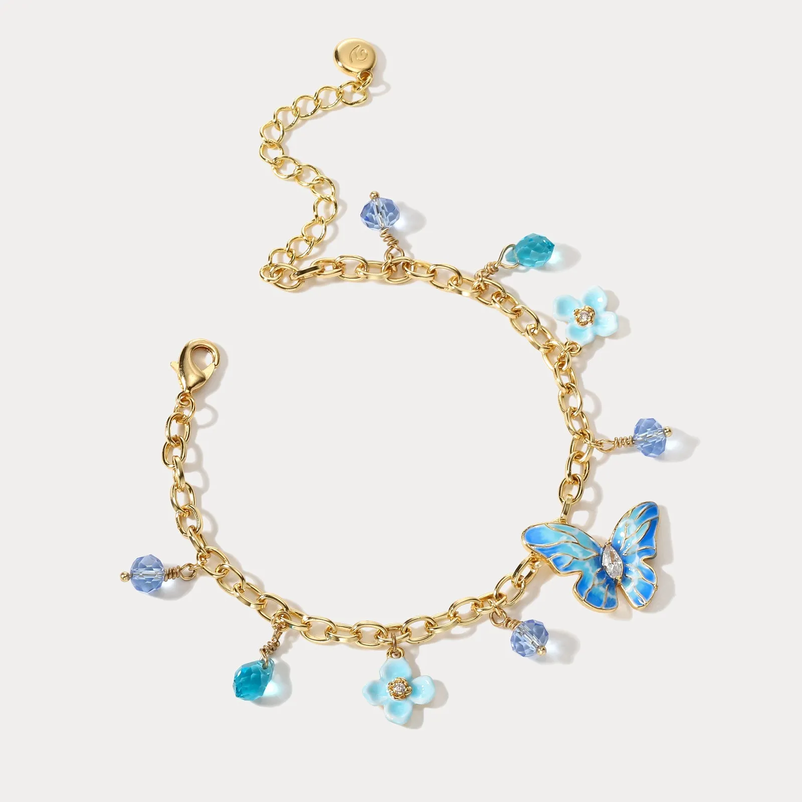 Blue Morpho Butterfly Bracelet