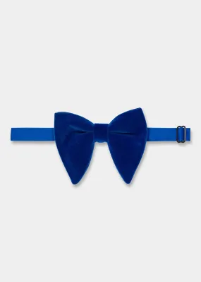 Blue Velvet L Bow Tie