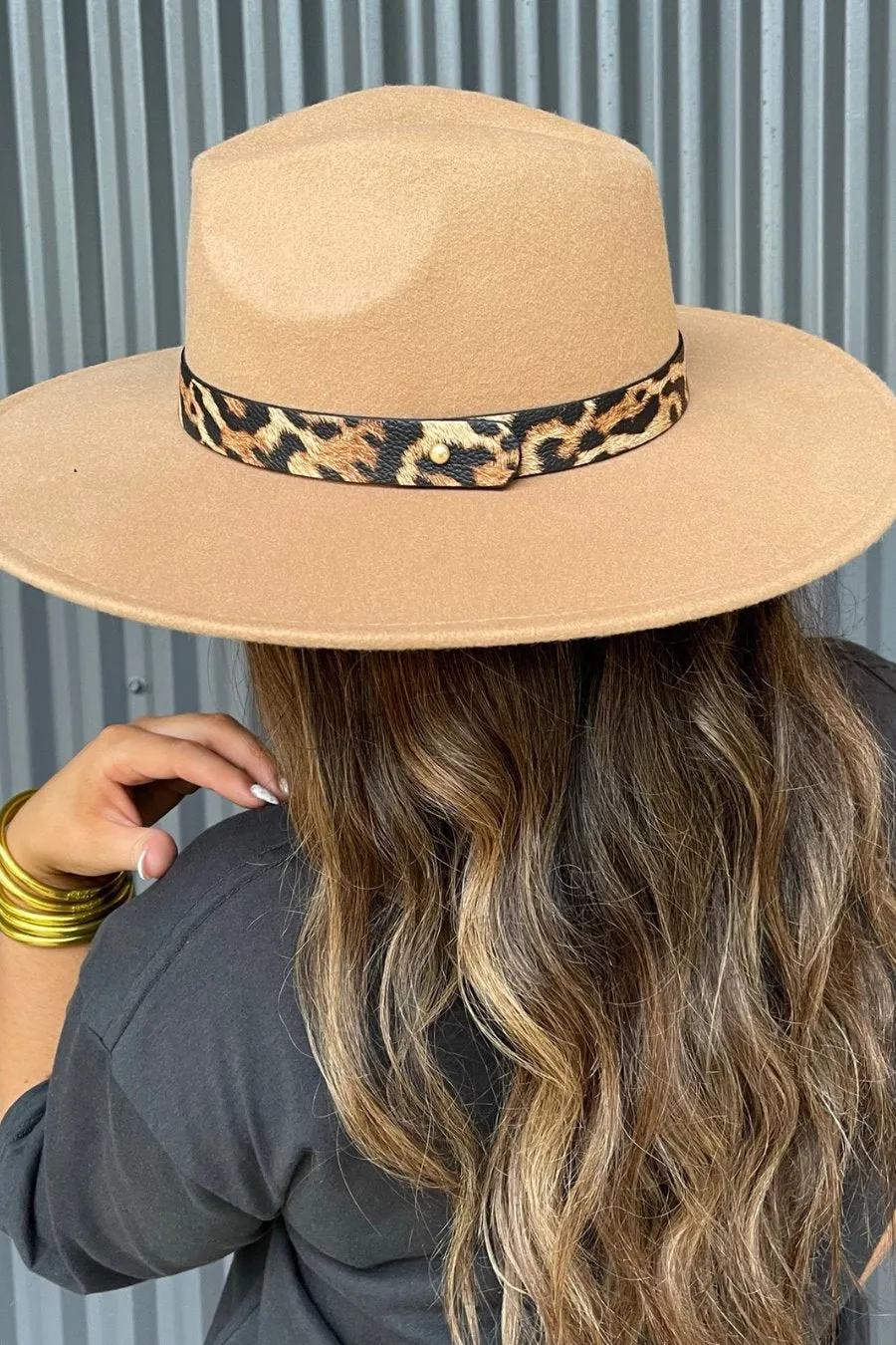 Brunch Babe Leopard Fedora