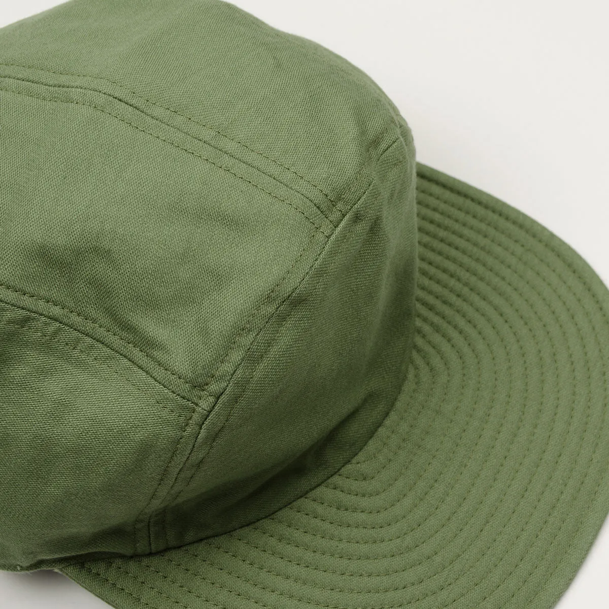 cableami - Baker Back Satin (Sulfit Dye) Soft Bill Cap - Olive