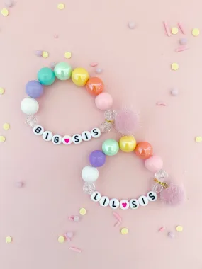 Celebration! Big Sis OR Lil Sis Charm Bracelet