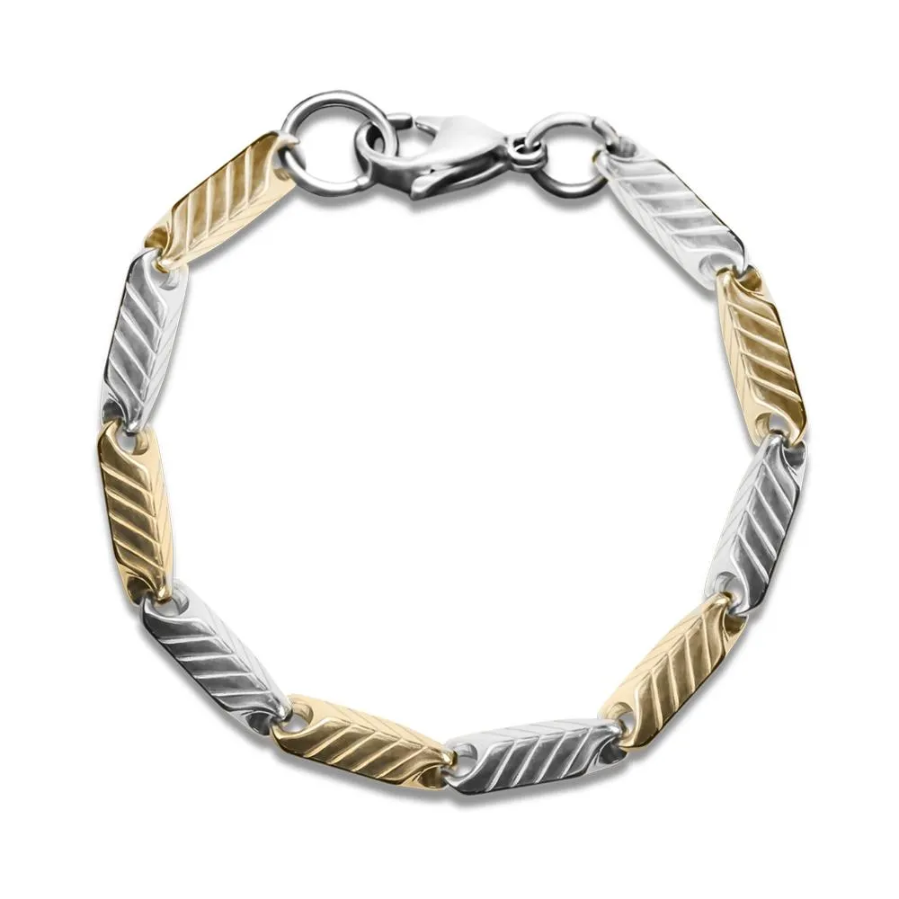 Chevron Steel Bracelet