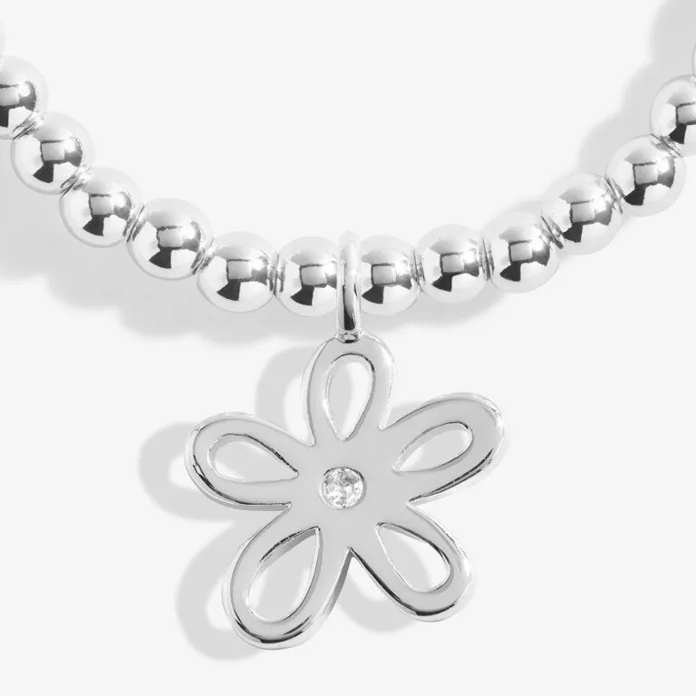 Children's A Little 'Flower Girl' Bracelet in Silver Plating