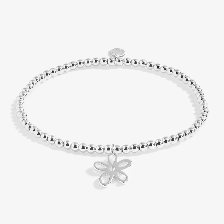 Children's A Little 'Flower Girl' Bracelet in Silver Plating