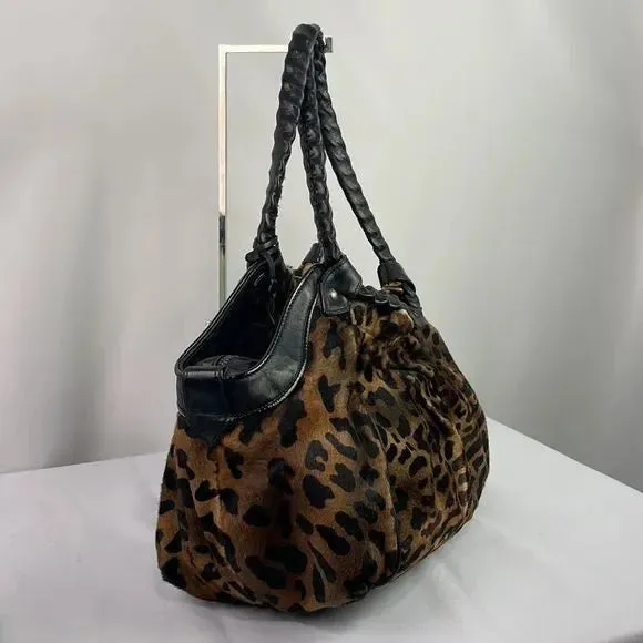 Christan Louboutin Large Animal Pony Satchel Bag