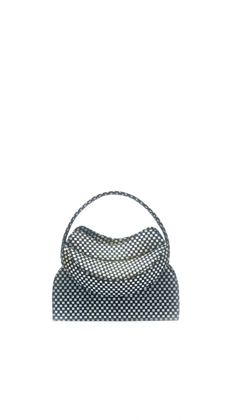 Dada Pedon Luna Snowflake Obsidian mini tote bag