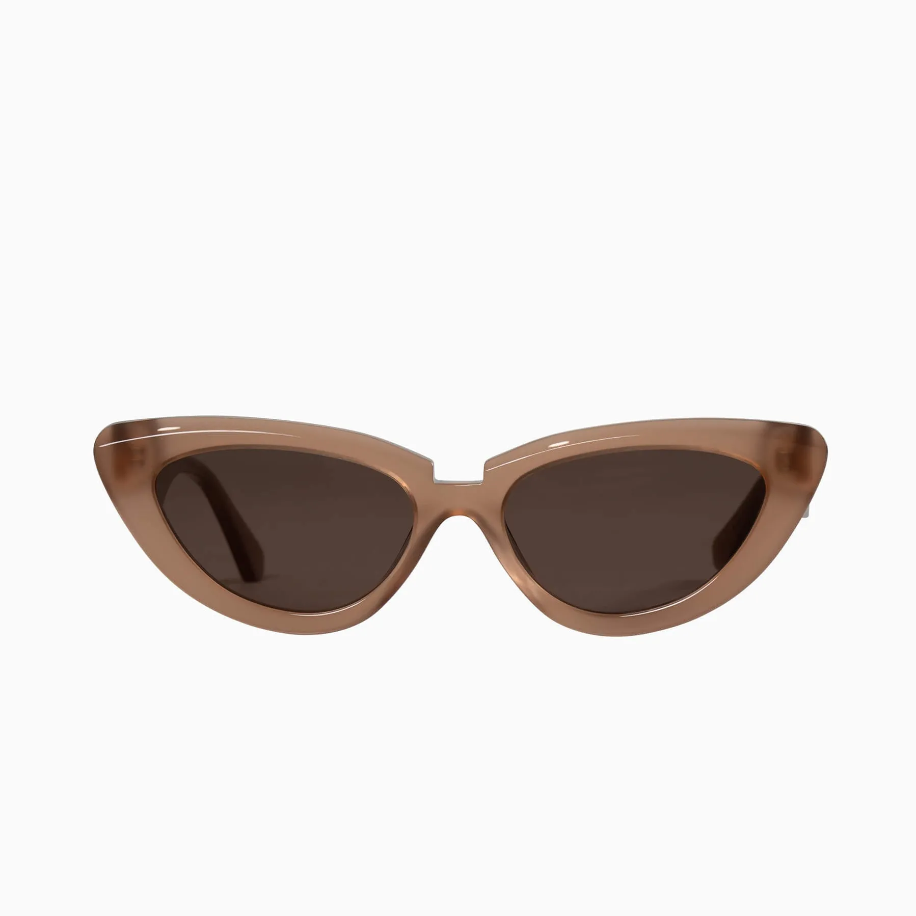 Dayze | Sunglasses - Chestnut w. Gold Metal Trim / Brown Lens