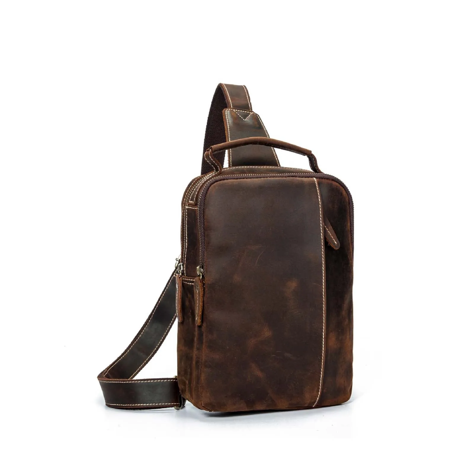 Designer Vintage Leather Sling Bag