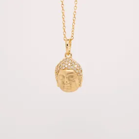 Diamond Buddha Necklace