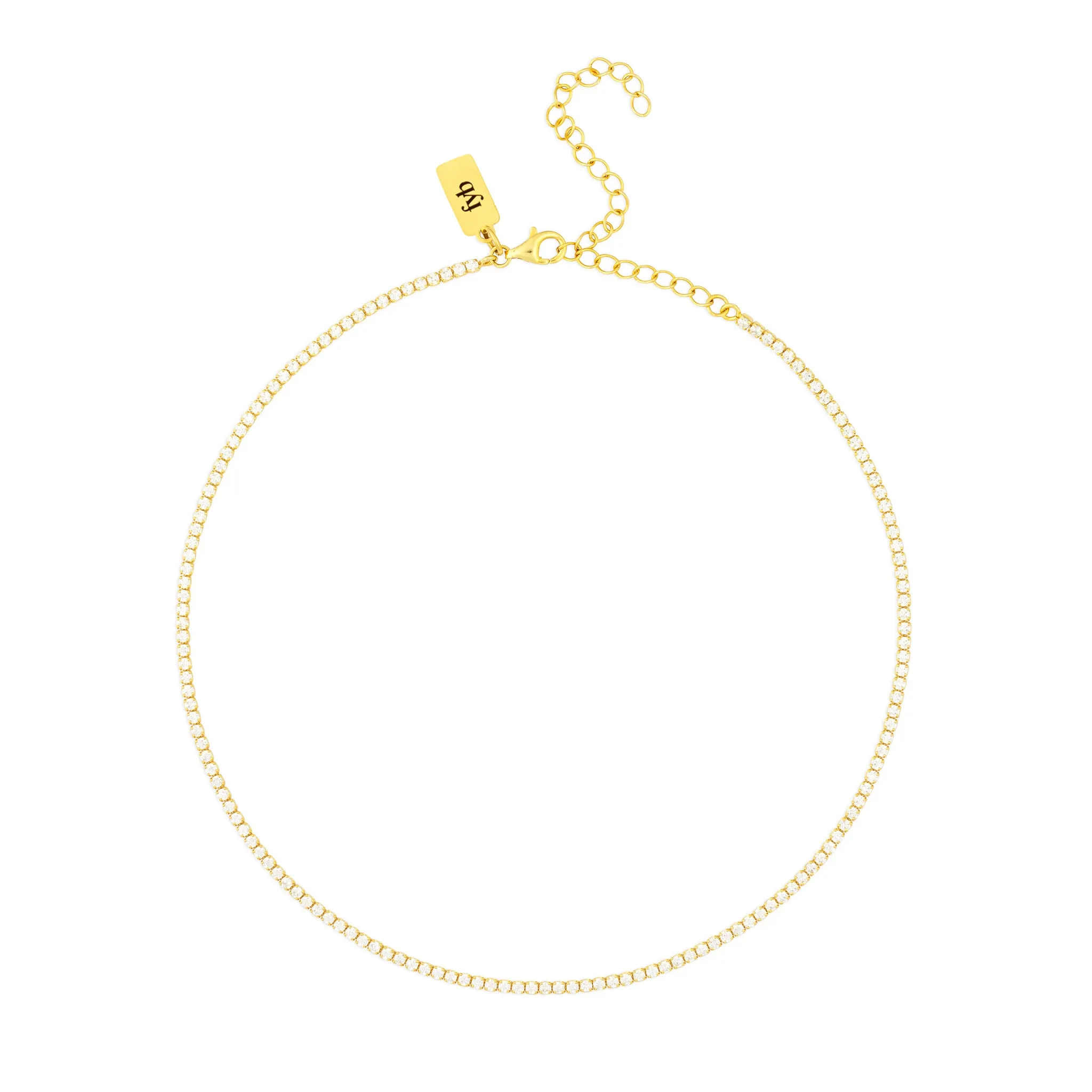 DIANA TENNIS CHOKER GOLD