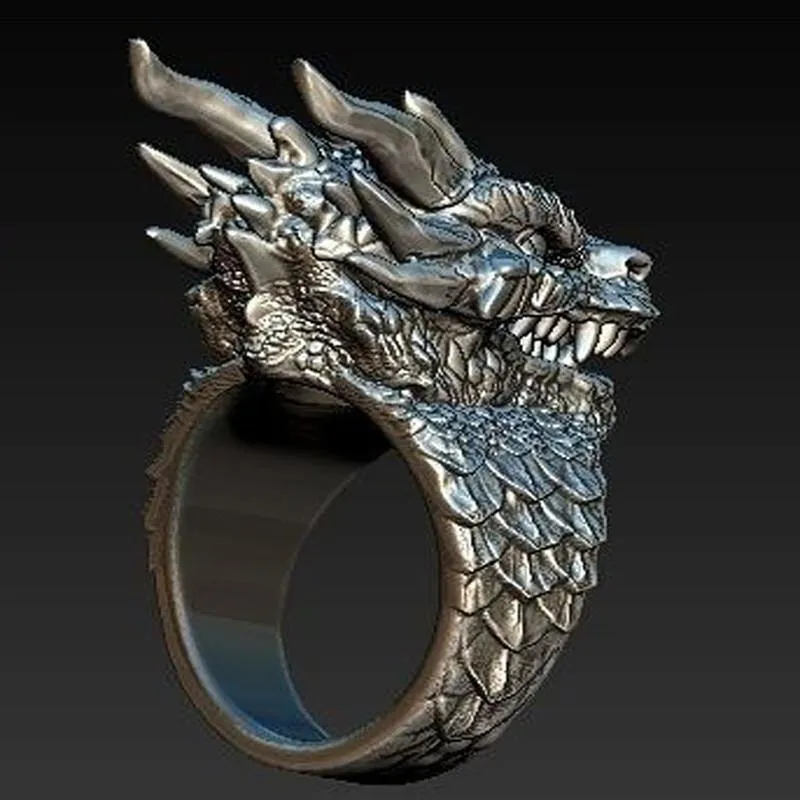 Dragon Head Ring