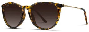 Drew Polarized Round Sunglasses