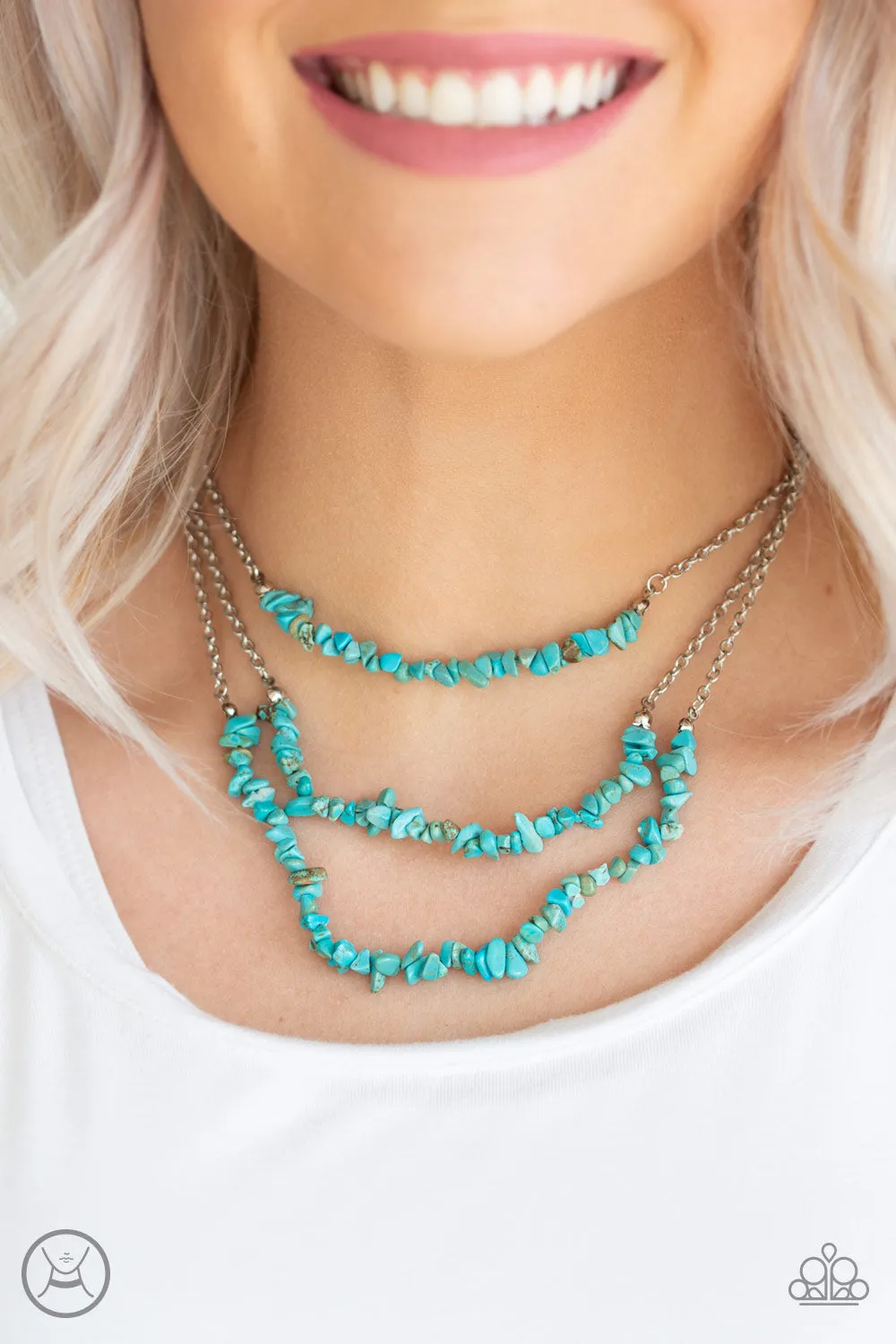 Eco Goddess - Blue Paparazzi Necklace