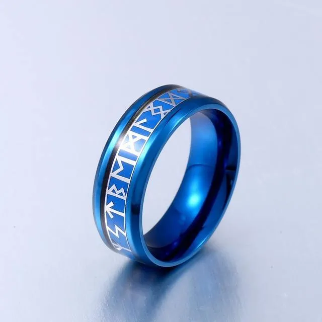 Elder Furthark Runes Rings