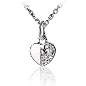 Engraved Heart Pendant