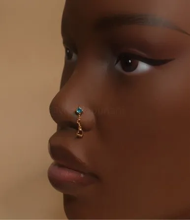 Eternity Gem Nose Stud Piercing Jewelry