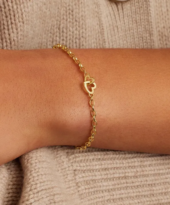 Gorjana Parker Heart Mini Bracelet - Gold