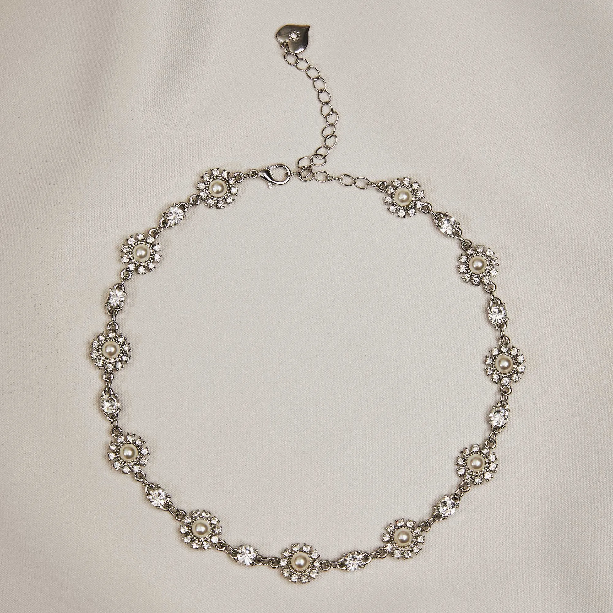 Grace Pearl and Crystal Necklace