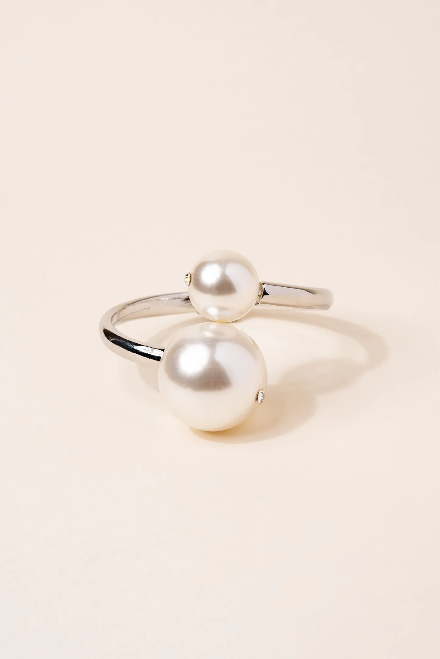 Hinged Double Pearl Bracelet