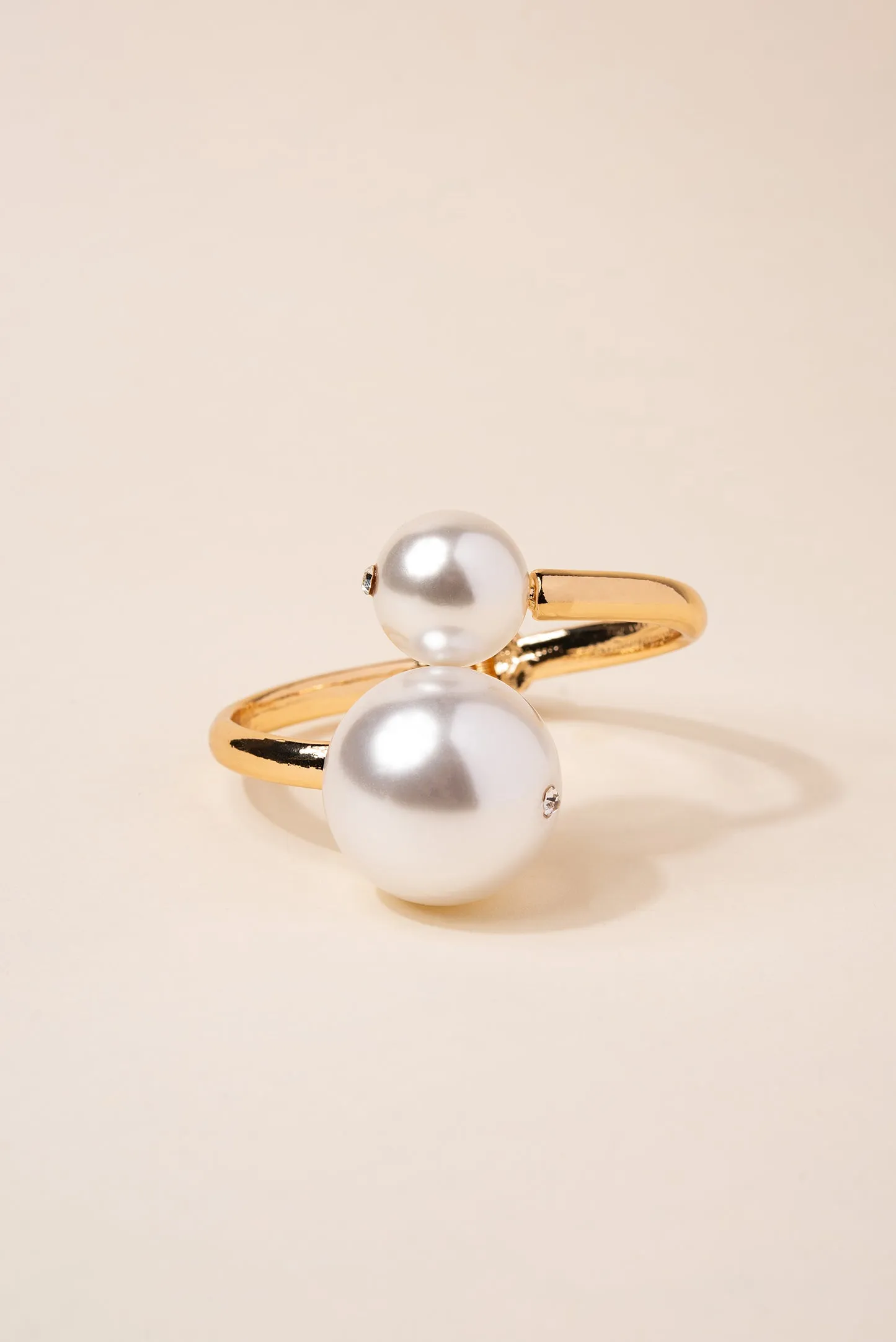 Hinged Double Pearl Bracelet