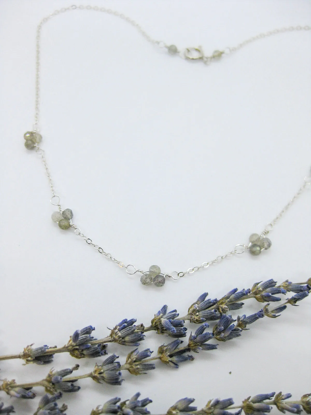 Hyacinth: Labradorite Choker - n489