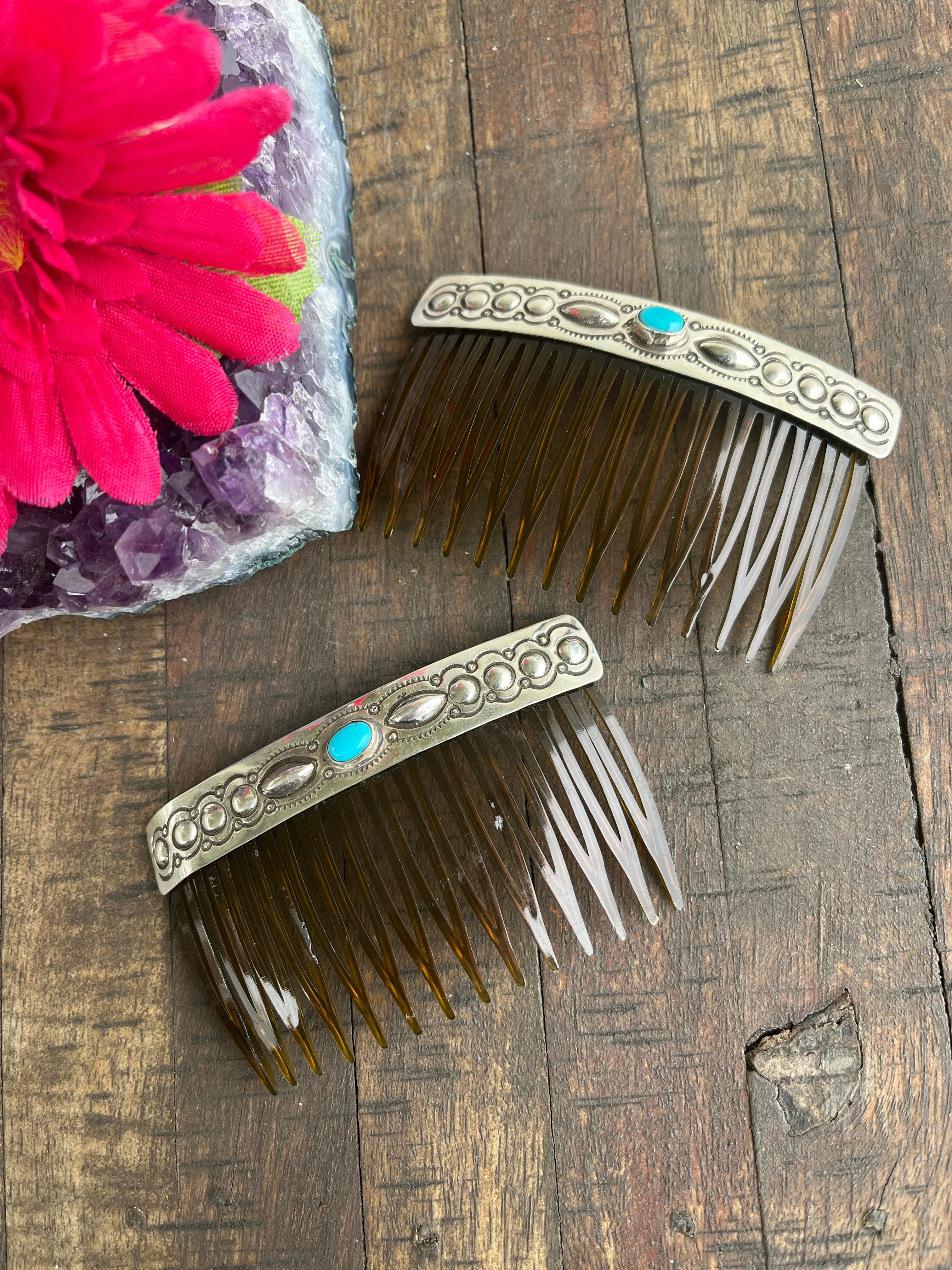 Kingman and Sterling Hair Clip Set