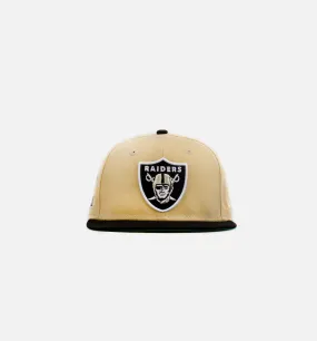 Las Vegas Raiders Gold Dome 59Fifty Mens Fitted Hat - Gold/ Black