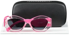 Le Specs Luxe Pink The Ginchiest Sunglasses  in case