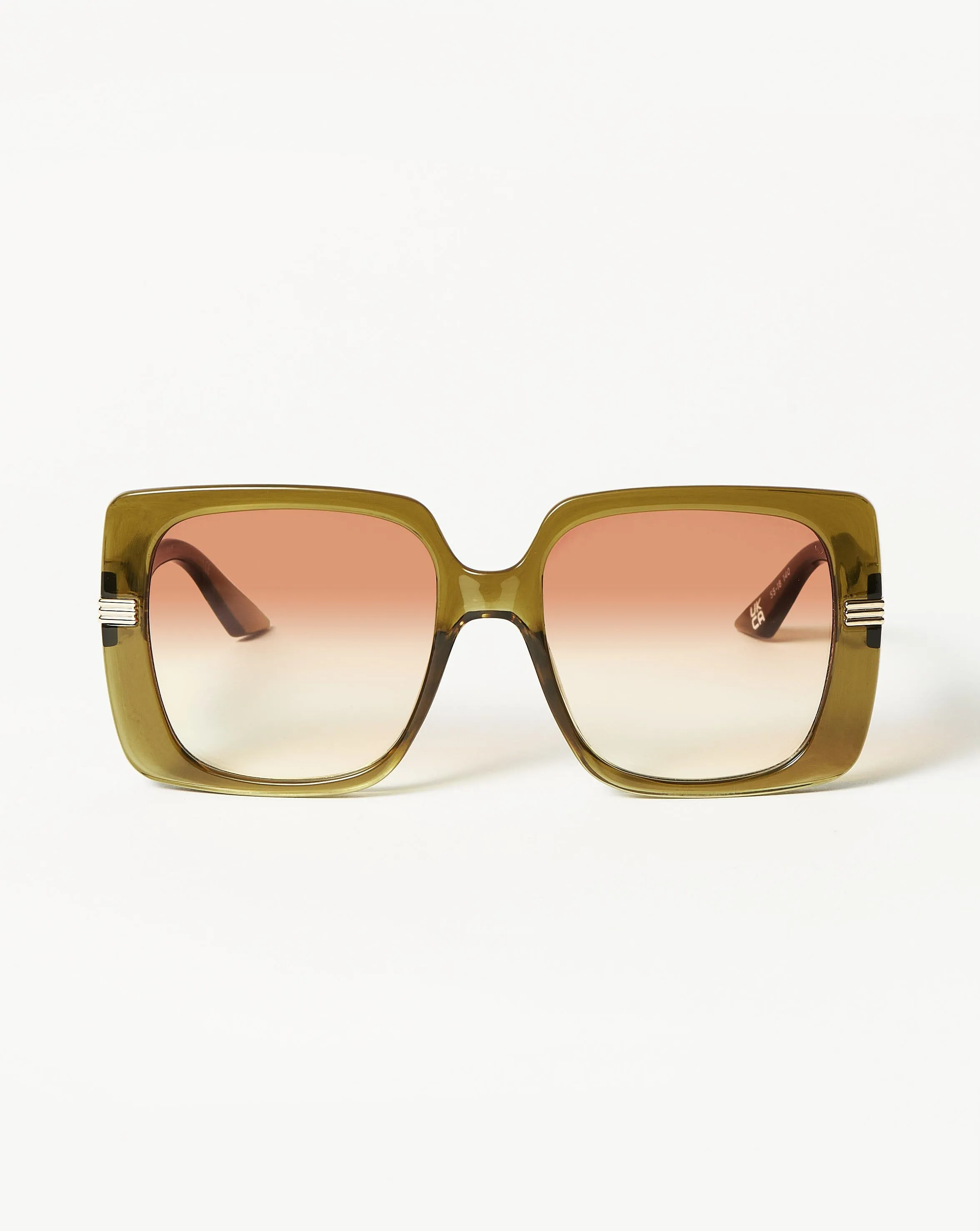 Le Specs Phoenix Ridge Oversized Square Sunglasses | Khaki