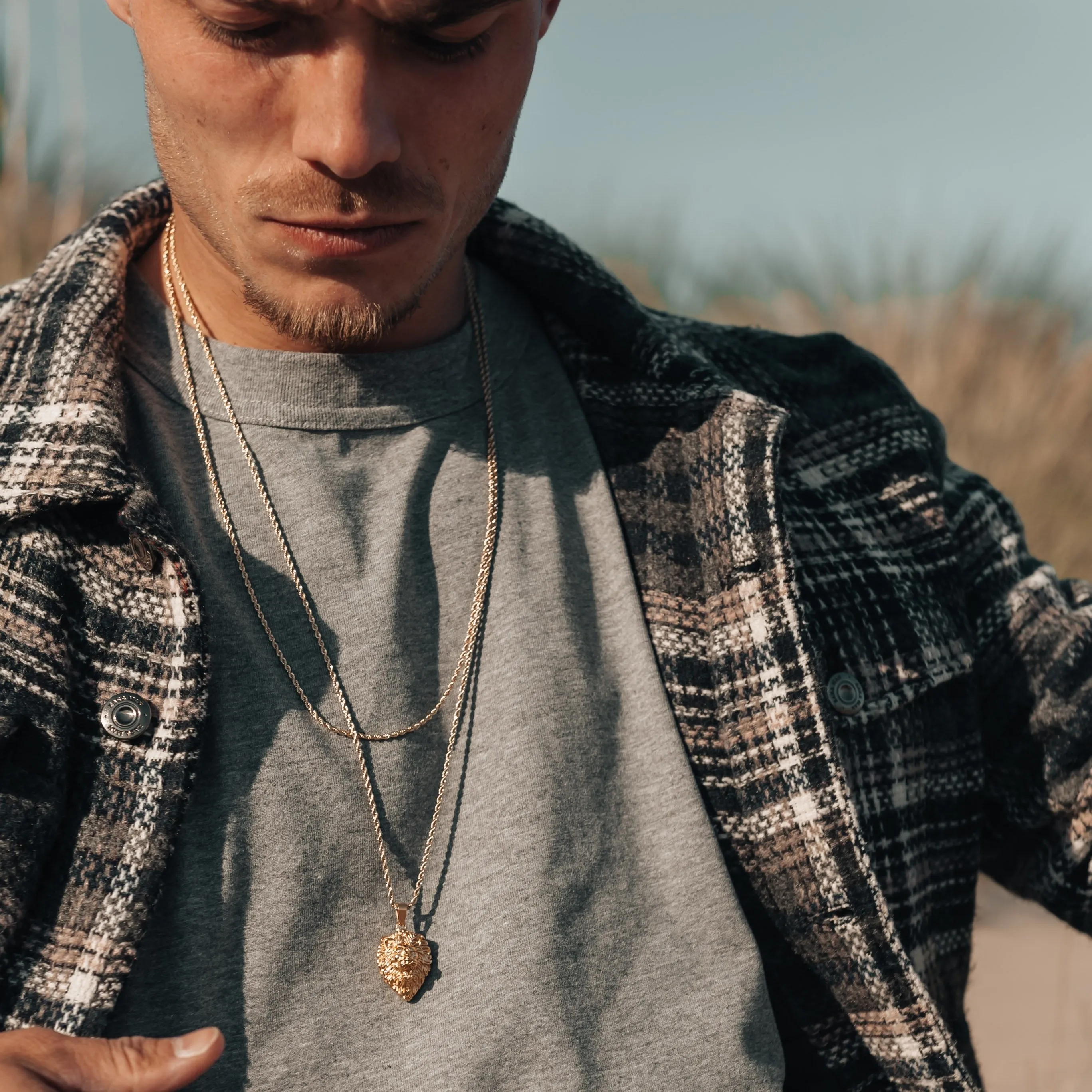 Lion Gold Pendant