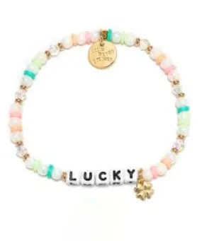 Little Words Project Lucky Bracelet with Clover Charm - Multi