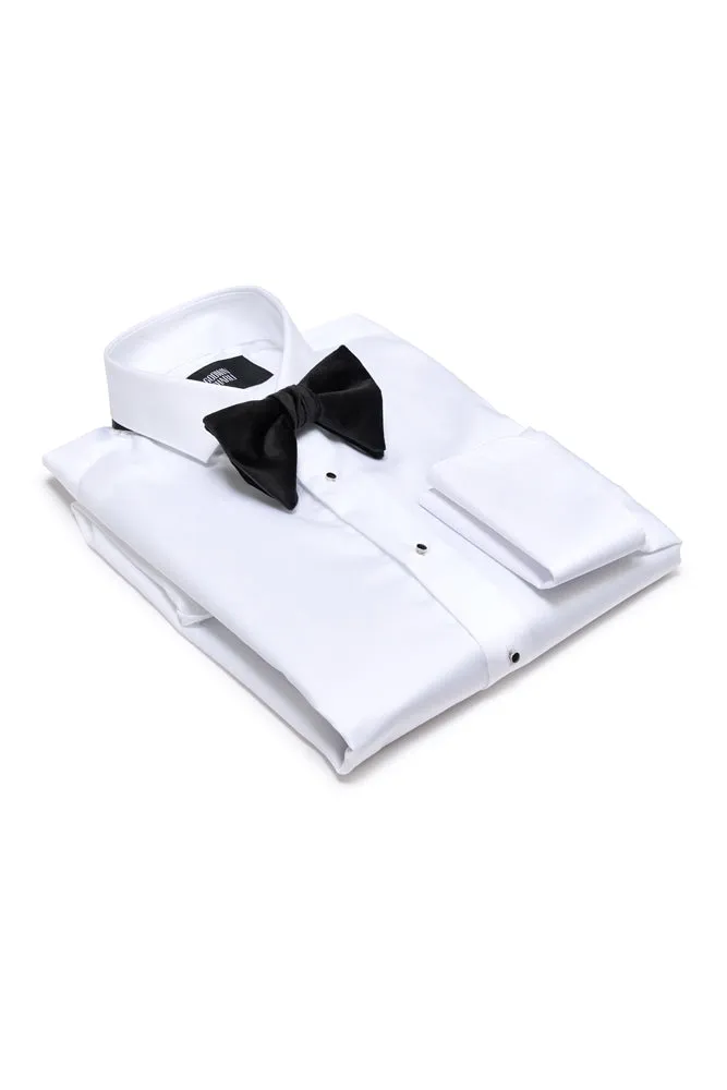 Louis Tuxedo Shirt - White Premium Twill