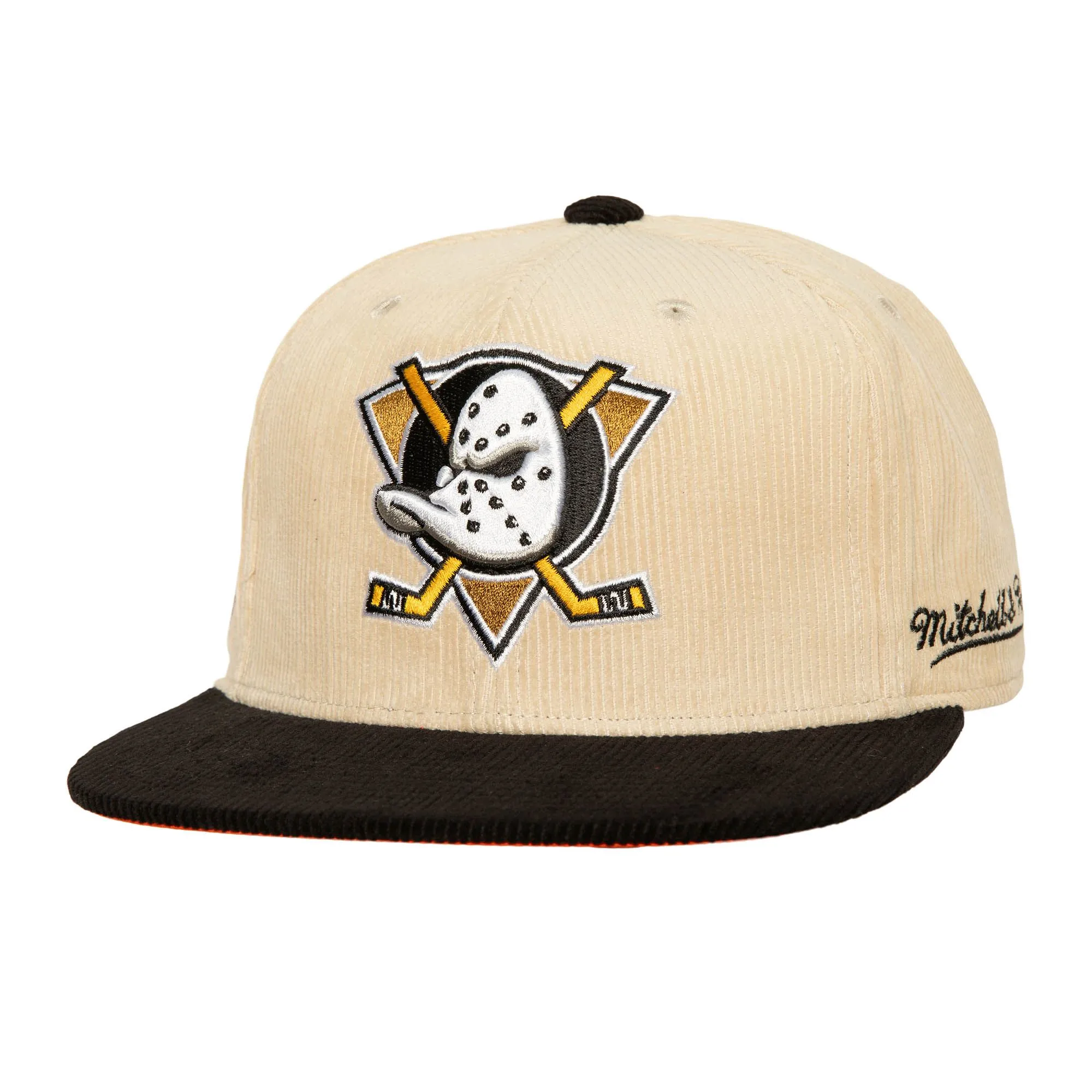 Mitchell & Ness NHL Anaheim Ducks 2-Tone Corduroy - Dynasty Fitted