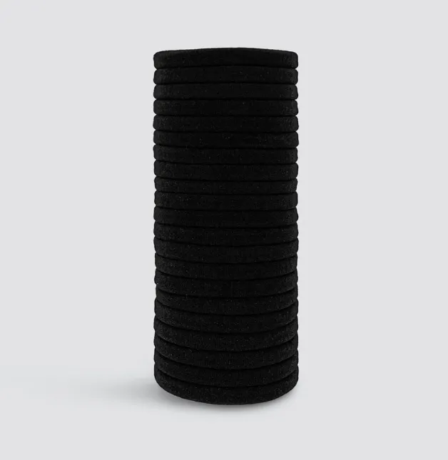 Nylon Hair Ties - Black