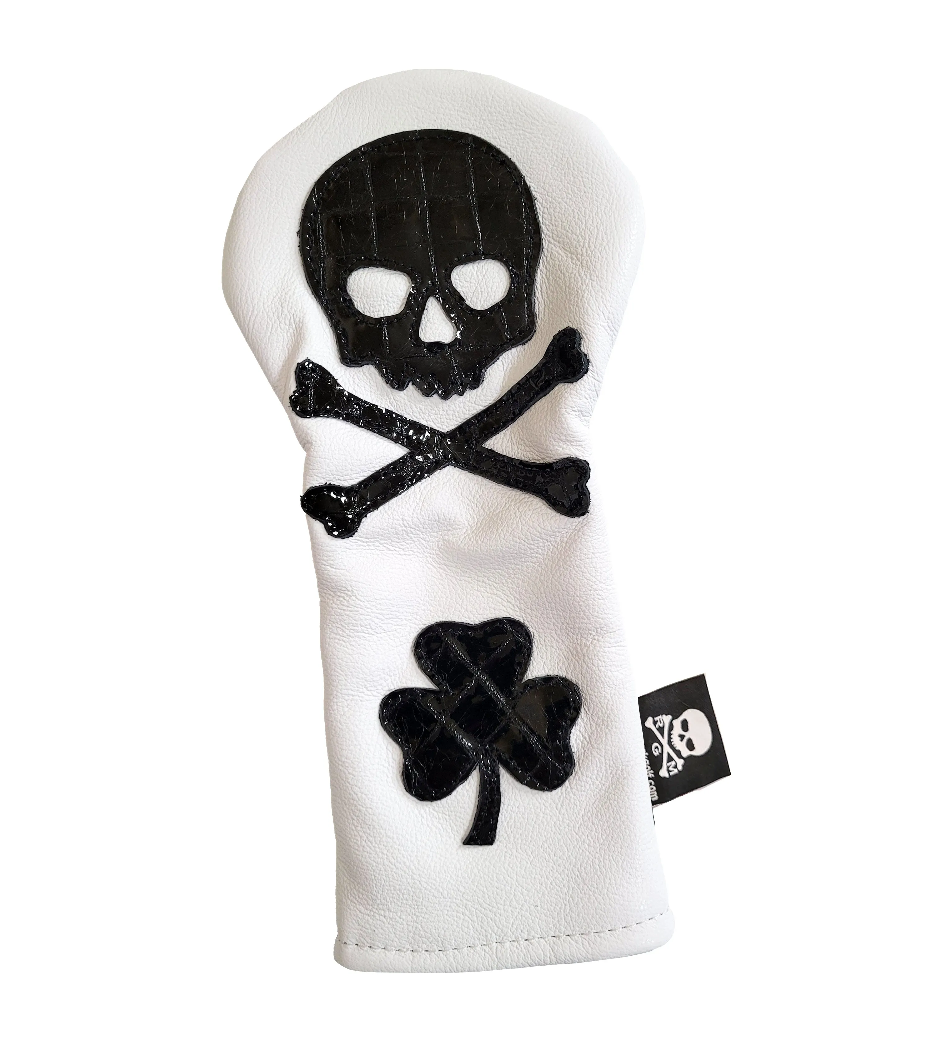 One-Of-A-Kind! Skull & Bones Shamrock Fairway Wood Cover