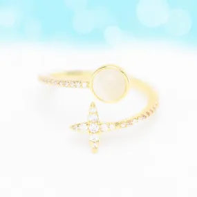 Opal Star Ring