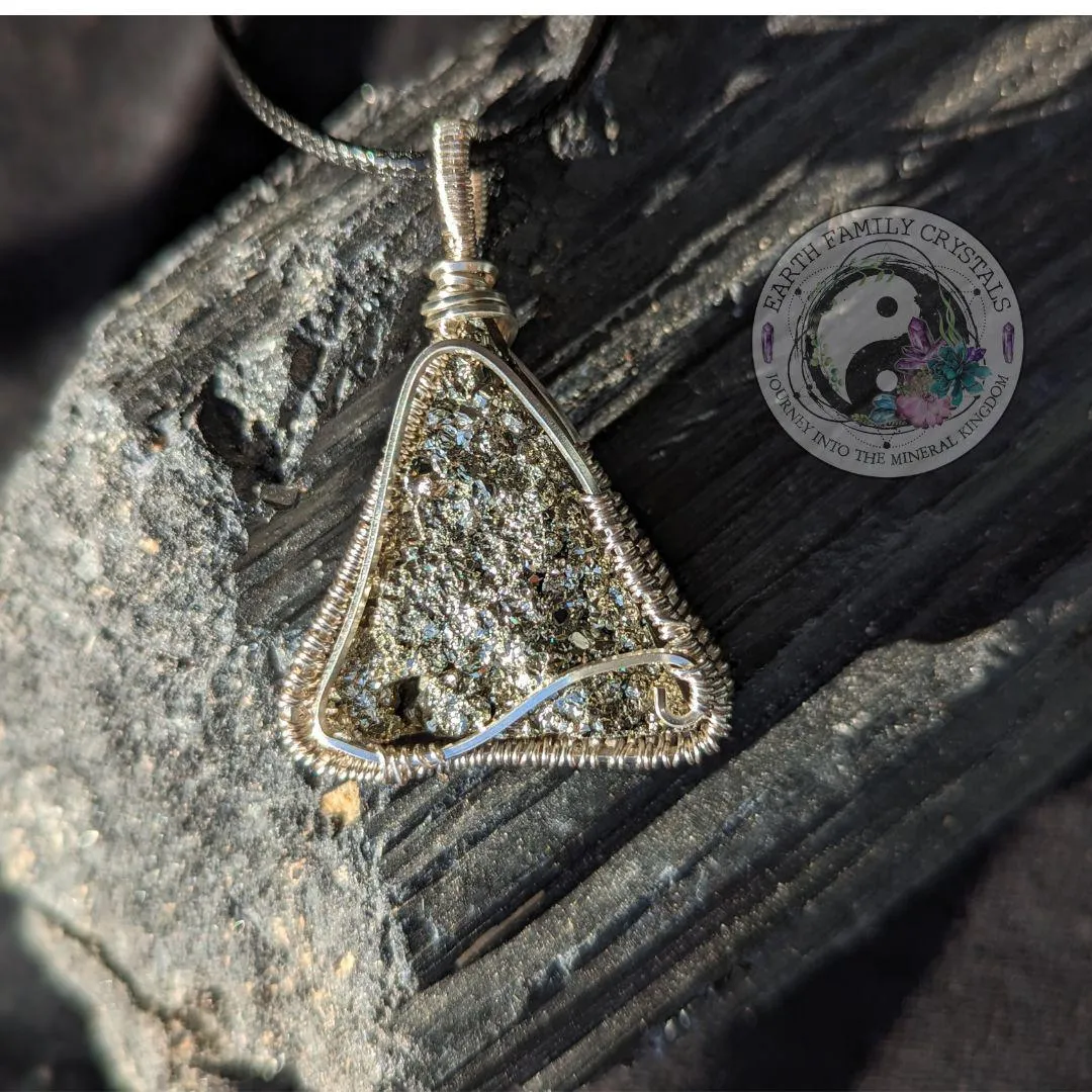 Perfect Pyrite Pendant ~ Dazzling and Grounding Energies