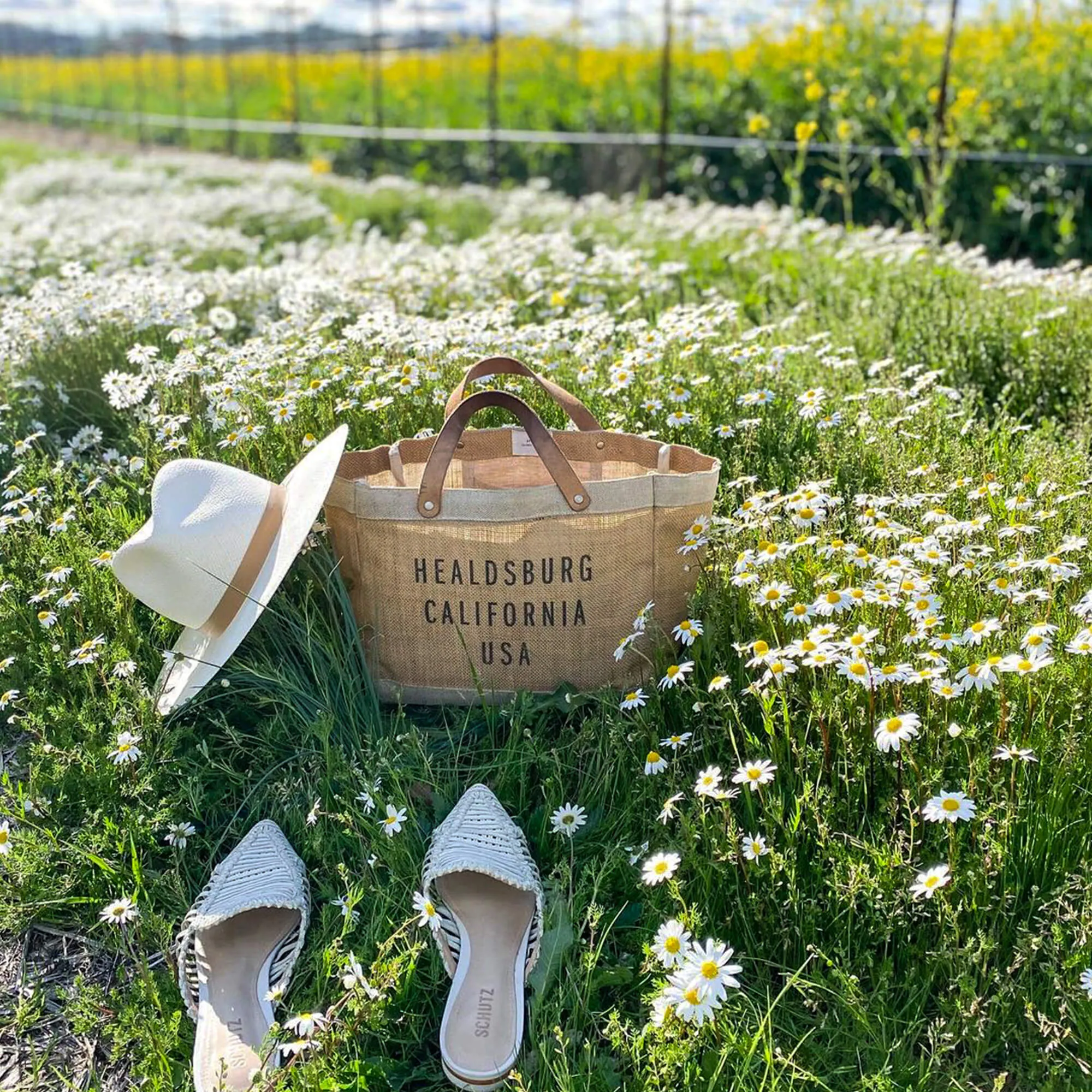 Petite Market Bag in Natural