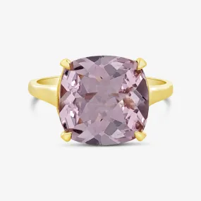 Pink Amethyst Briolette Collection Ring