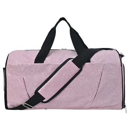 Pink Glitter NGIL Gymnastics Dance and Cheer Duffle Bags