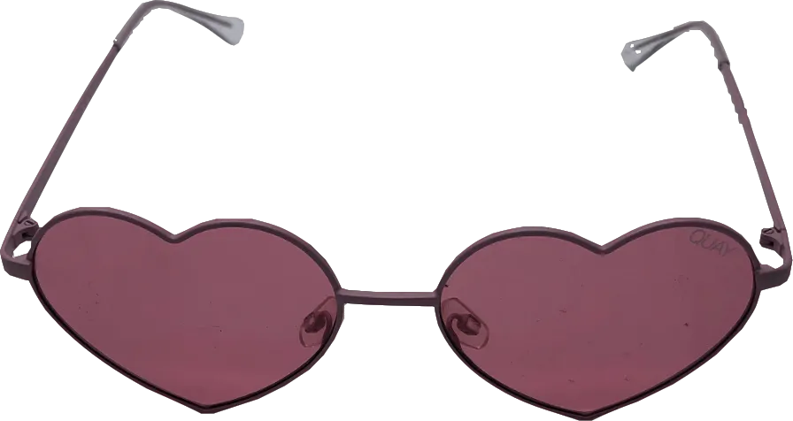 QUAY Pink Heartbreaker Sunglasses