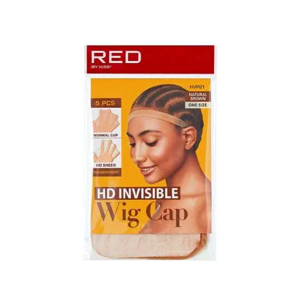 RED BY KISS | HD Invisible Wig Cap 5pcs HVP21 Natural Brown