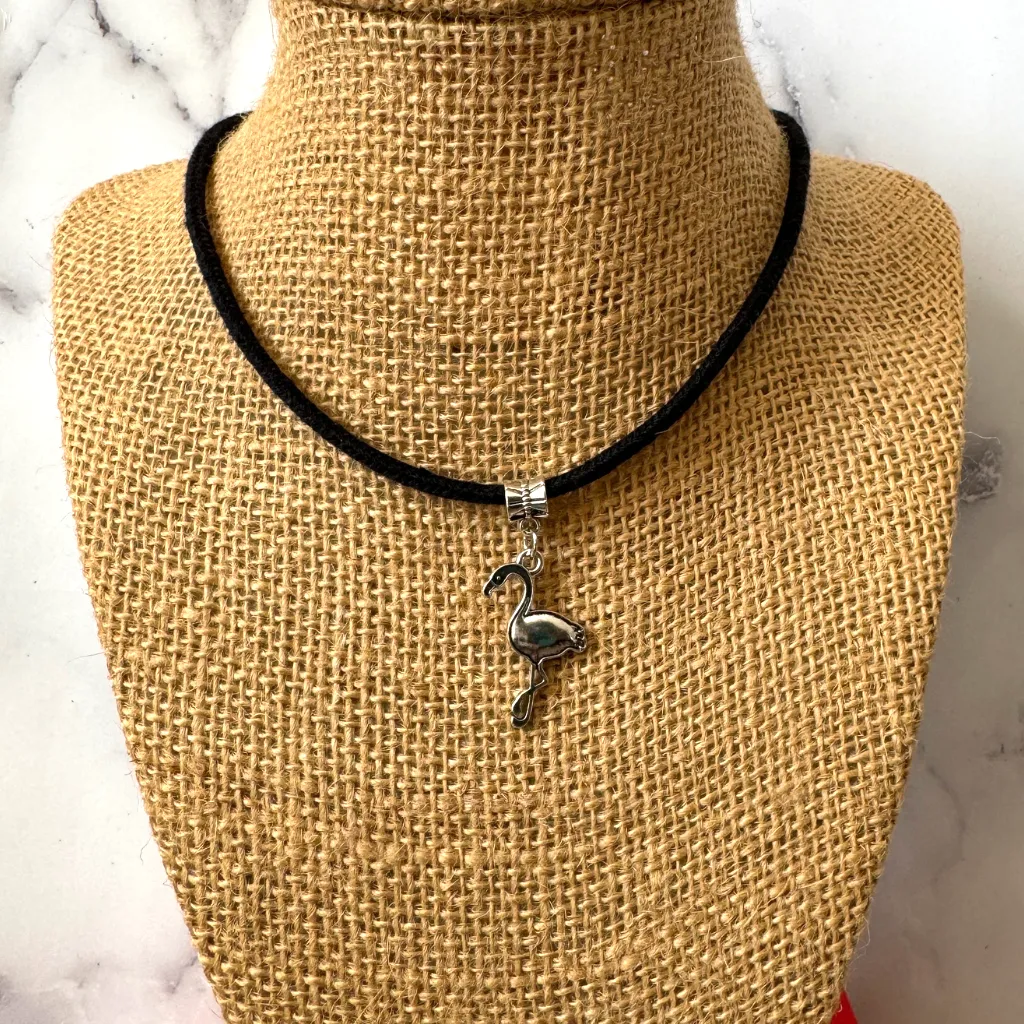 Silver Charm Choker